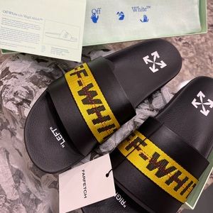 Off-White Virgil Abloh Industrial Belt Slides